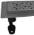 Душевой лоток Cezares RELAX RELAX-LD-60-GM 60 см, оружейная сталь