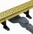 Душевой лоток Cezares SLIDER SLIDER-LD-60-BORO 60 см, золото брашированное
