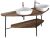 Столешница с раковиной VitrA Plural 64043 162x66 из массива дерева, темный дуб