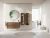 Столешница с раковиной VitrA Plural 64043 162x66 из массива дерева, темный дуб