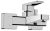 Смеситель для ванны VitrA Root Square A42737EXP