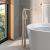 Напольный смеситель для ванны VitrA Root Round A4274134EXP, брашированный никель