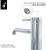 Смеситель для раковины OLIVEEKA Y OL-88239017-CR высокий