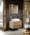 Тумба с раковиной Aqwella Моби MOB0108W+MOB0708W 80x50 подвесная, белый