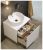 Тумба с раковиной Aqwella Моби MOB0106BS+MOB0706W 61x50 подвесная