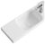 Тумба с раковиной Aqwella Альба ALB0106RDD+ALB0706WM 60x25 подвесная, Белый, Светлое дерево