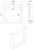 Зеркало ZOV Парма PZ120AT 119x57, древесина аттик