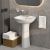 Раковина VitrA Normus 55x42 с пьедесталом, белая