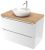 Тумба под раковину ZOV Дион D80BM 79x45 подвесная