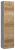 Шкаф-пенал Aqwella Моби MOB0535BS+MOB0735DB 36x150, бетон светлый, дерево тёмное