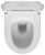 Комплект унитаза с инсталляцией VitrA Sento 9830B003-7212: подвесной унитаз, сиденье, кнопка смыва