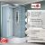 Душевая кабина AvaCan D3080LED 80x80 с гидромассажем