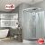 Душевая кабина AvaCan EM2010T 100x100 с прозрачным стеклом
