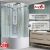 Душевая кабина AvaCan EM5090LEDT 90x90 с гидромассажем