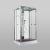 Душевая кабина AvaCan Z1912LEDMT 120x90 с гидромассажем