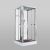 Душевая кабина AvaCan Z1910MT 100x100 с прозрачным стеклом