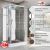Душевая кабина AvaCan Z1910LEDMT 100x100 с гидромассажем