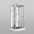 Душевая кабина AvaCan Z1910LEDMT 100x100 с гидромассажем