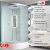 Душевая кабина AvaCan C3010LED 100x100 с гидромассажем