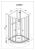Схема душевой кабины AvaCan C5090N 3
