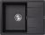 Кухонная мойка ABBER Quarz AQ2903B 65x51 из кварцевого композита