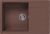 Кухонная мойка Dr. Gans Техно 25.030.D0760.406 76x51 из искусственного камня, терракота