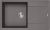 Кухонная мойка Florentina Тоскана 17.050.D0860.307 86x51 из кварцевого композита, серый шёлк