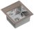 Кухонная мойка Florentina Комби 21.455.B0480.305 48x51 из кварцевого композита и нержавеющей стали, грей