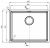 Кухонная мойка Florentina Оптима-hm OHM.500.400.B.10.S.10 54x44 стальная, нержавеющая сталь