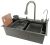 Кухонная мойка Fmark FSC002Q 75x46 стальная, графит
