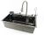 Кухонная мойка Fmark FSC002Q 75x46 стальная, графит