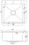Кухонная мойка Fmark FSC5050C 50x50 стальная, матовое золото