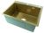 Кухонная мойка Fmark FSC5545C 55x45 стальная, матовое золото