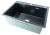 Кухонная мойка Fmark FSC6045Q 60x45 стальная, графит