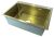 Кухонная мойка Fmark FSC6050C 60x50 стальная, матовое золото