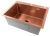 Кухонная мойка Fmark FSC6050HB 60x50 стальная, розовое золото