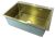 Кухонная мойка Fmark FSC7550C 75x50 стальная, матовое золото