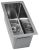 Кухонная мойка Grandex Aqua Proline 22 300209 22x45 стальная, сатин