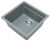 Кухонная мойка Grandex Aqua 500102 46x45 из кварцевого композита