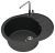 Кухонная мойка Maretti Китчен MR615 MR615-BL 62x50 из искусственного камня