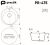 Кухонная мойка Practik PR-475 PR-M-475-001 48x48 из искусственного камня