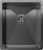 Кухонная мойка Rivelato 3844 UN PVD black 38x44 стальная