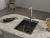 Кухонная мойка Rivelato 3850 PVD black 38x50 стальная