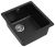 Кухонная мойка Rivelato BK-35 nero 42x46 из кварцевого композита