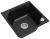 Кухонная мойка Rivelato LS-50 nero 50x50 из кварцевого композита