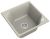 Кухонная мойка Rivelato LS-50 topazio 50x50 из кварцевого композита, топаз