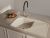 Кухонная мойка Rivelato LS-85 beige scuro 85x50 из кварцевого композита, темно-бежевый