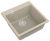 Кухонная мойка Rivelato RM-50 beige scuro 50x51 из кварцевого композита, темно-бежевый