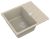 Кухонная мойка Rivelato RM-58 beige scuro 58x50 из кварцевого композита, темно-бежевый
