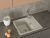 Кухонная мойка Rivelato RM-58 topazio 58x50 из кварцевого композита, топаз